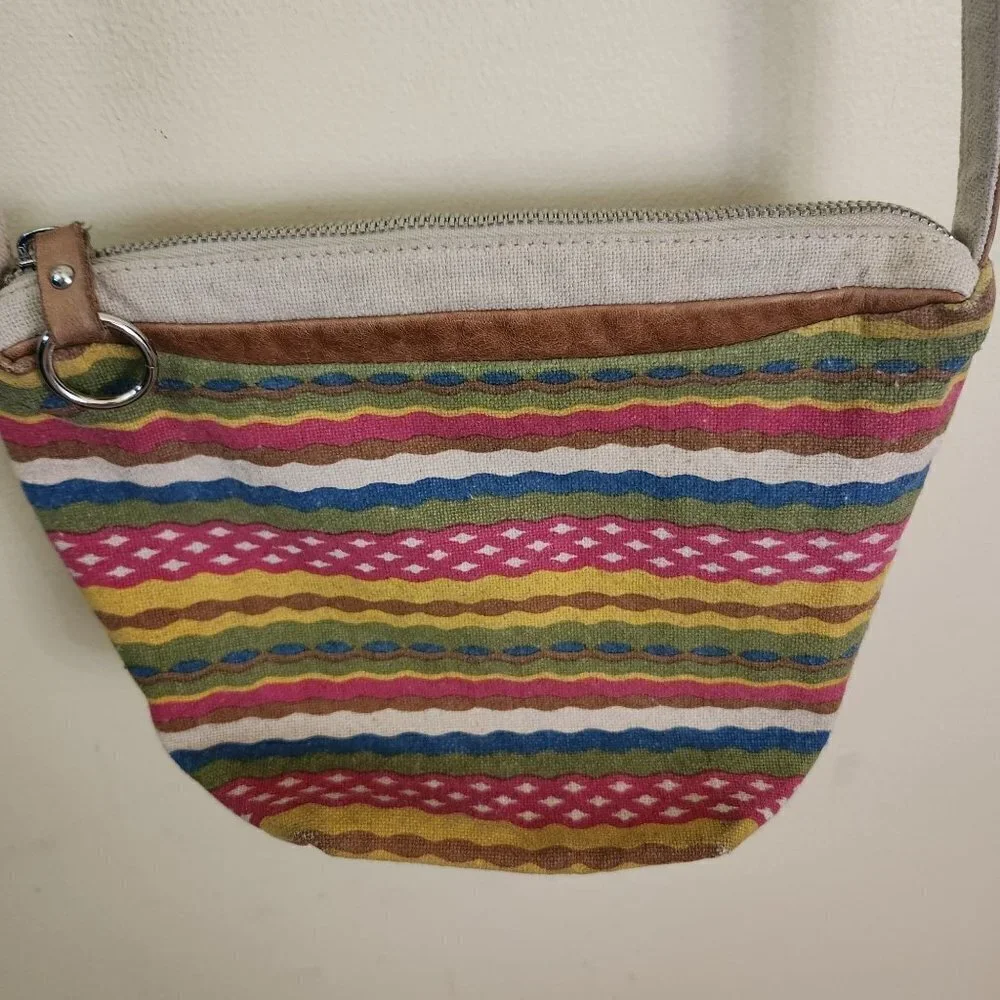 Hobo The Original Colorful Canvas Crossbody Bag